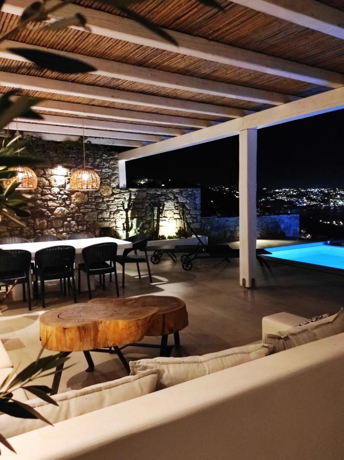 Elisseos Luxury Mykonos Villa With Private Pool & Deluxe Studios Mykonos Town Extérieur photo