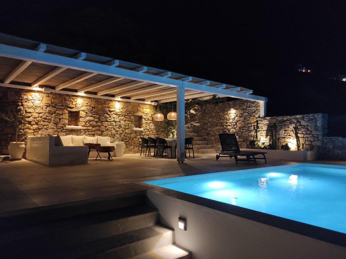 Elisseos Luxury Mykonos Villa With Private Pool & Deluxe Studios Mykonos Town Extérieur photo